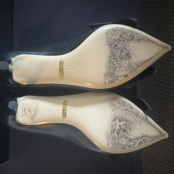 Gucci embellished black heels